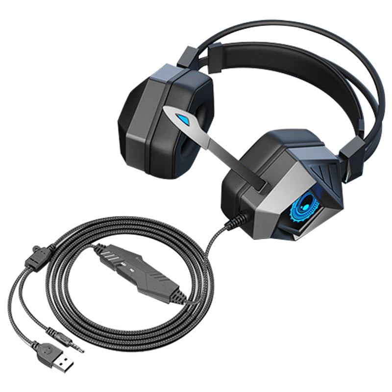 SY-G15 Wired Gaming Headphones HD Microphone HiFi Computer Gamer Lighting Headset SY-G15 Wired Gaming Headphones HD Microphone HiFi Computer Gamer Lighting Headset